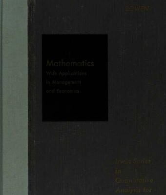 خرید و دانلود نسخه کامل کتاب Mathematics: With Applications in Management