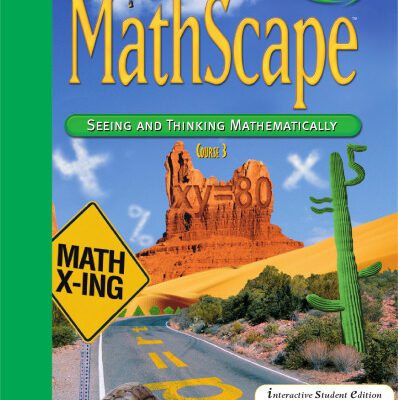 خرید و دانلود نسخه کامل کتاب MathScape: Seeing and Thinking Mathematically, Course 3, Mathematics in Motion, Student Guide (Mathscape:  Seeing and Thinking Mathematically)