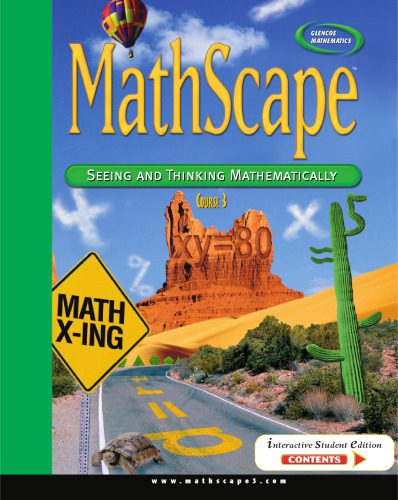 خرید و دانلود نسخه کامل کتاب MathScape: Seeing and Thinking Mathematically, Course 3, Mathematics in Motion, Student Guide (Mathscape: Seeing and Thinking Mathematically)_68b6463530e97.jpeg خرید و دانلود نسخه کامل کتاب MathScape: Seeing and Thinking Mathematically, Course 3, Mathematics in Motion, Student Guide (Mathscape: Seeing and Thinking Mathematically)