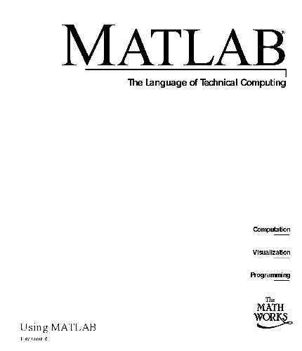 خرید و دانلود نسخه کامل کتاب MatLAB 6 0 Using_68be92e2b4b42.jpeg خرید و دانلود نسخه کامل کتاب MatLAB 6 0 Using