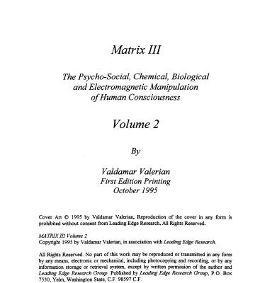 خرید و دانلود نسخه کامل کتاب Matrix III:  The Psycho-Social, Chemical, Biological and Electromagnetic Manipulation of Human Consciousness