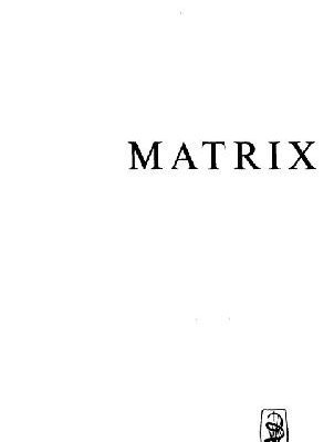 خرید و دانلود نسخه کامل کتاب Matrix mechanics