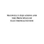 خرید و دانلود نسخه کامل کتاب Maxwell’s Equations and the Principles of Electromagnetism