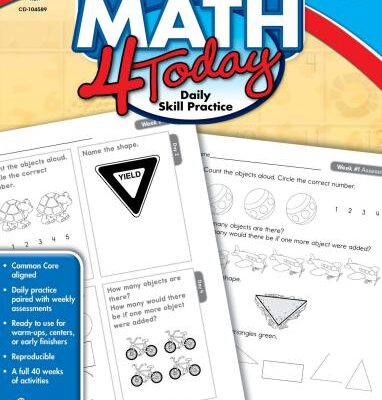 خرید و دانلود نسخه کامل کتاب McCarthy Erin. Common Core Math 4 Today Workbook. Grade К. Daily Skill Practice