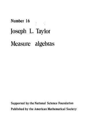 خرید و دانلود نسخه کامل کتاب Measure algebras