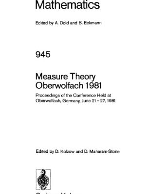 خرید و دانلود نسخه کامل کتاب Measure Theory, Oberwolfach 1981