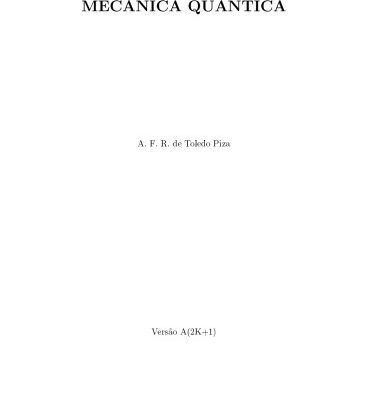 خرید و دانلود نسخه کامل کتاب Mecânica Quântica