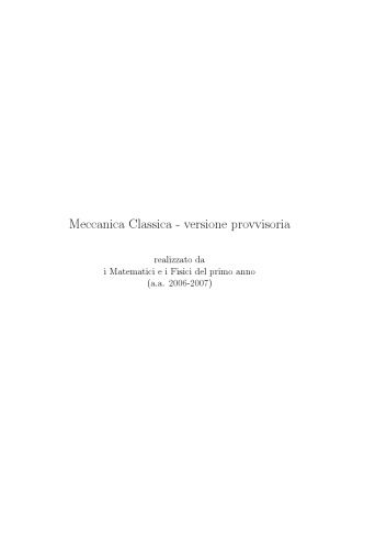 خرید و دانلود نسخه کامل کتاب Meccanica Classica_68bccced4e308.jpeg خرید و دانلود نسخه کامل کتاب Meccanica Classica