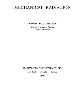 خرید و دانلود نسخه کامل کتاب Mechanical radiation