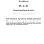 خرید و دانلود نسخه کامل کتاب Mechanics and Special Relativity. Harvard’s PHYS16