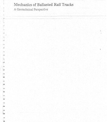 خرید و دانلود نسخه کامل کتاب Mechanics of Ballasted Rail Tracks: A Geotechnical Perspective