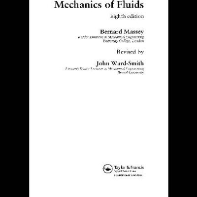 خرید و دانلود نسخه کامل کتاب Mechanics of Fluids