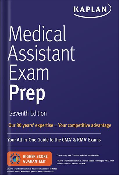 خرید و دانلود نسخه کامل کتاب Medical Assistant Exam Prep: Your All-in-One Guide to the CMA & RMA Exams (Kaplan Medical Assistant) by Kaplan Test Prep_68c11f2fdff22.jpeg خرید و دانلود نسخه کامل کتاب Medical Assistant Exam Prep: Your All-in-One Guide to the CMA & RMA Exams (Kaplan Medical Assistant) by Kaplan Test Prep