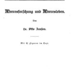 خرید و دانلود نسخه کامل کتاب Meeresforschung und Meeresleben