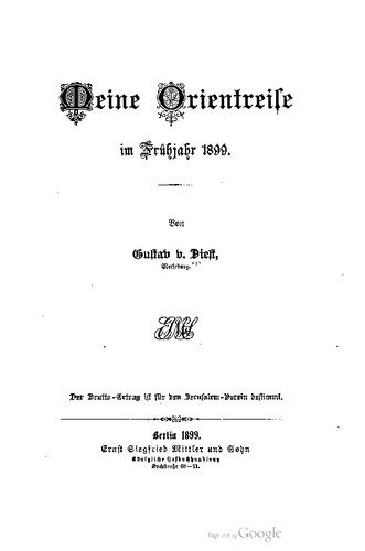 خرید و دانلود نسخه کامل کتاب Meine Orientreise im Frühjahr 1899_68c1098b79e4b.jpeg خرید و دانلود نسخه کامل کتاب Meine Orientreise im Frühjahr 1899