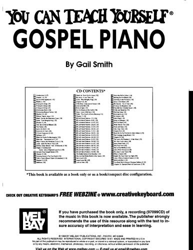 خرید و دانلود نسخه کامل کتاب Mel Bay You Can Teach Yourself Gospel Piano_68cfce6158df4.jpeg خرید و دانلود نسخه کامل کتاب Mel Bay You Can Teach Yourself Gospel Piano