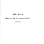 خرید و دانلود نسخه کامل کتاب Melanges d’epigraphie et d’archeologie semitiques