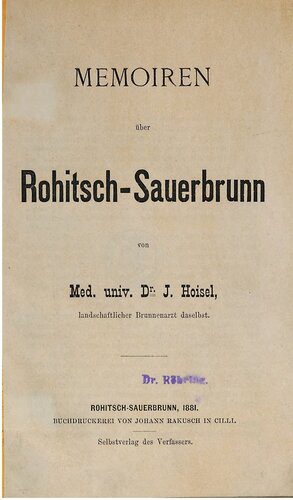 خرید و دانلود نسخه کامل کتاب Memoiren über Rohitsch-Sauerbrunn_68c11ae3cb70c.jpeg خرید و دانلود نسخه کامل کتاب Memoiren über Rohitsch-Sauerbrunn