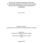 خرید و دانلود نسخه کامل کتاب Messung der spektralen induzierten Polarisation auf einem hydrogeologischen Testfeld und Auswertung mit dem Ziele der Bestimmung der hydraulischen Leitfähigkeit
