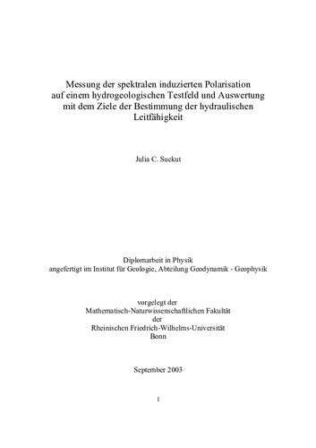 خرید و دانلود نسخه کامل کتاب Messung der spektralen induzierten Polarisation auf einem hydrogeologischen Testfeld und Auswertung mit dem Ziele der Bestimmung der hydraulischen Leitfähigkeit_68bc9dac40a10.jpeg خرید و دانلود نسخه کامل کتاب Messung der spektralen induzierten Polarisation auf einem hydrogeologischen Testfeld und Auswertung mit dem Ziele der Bestimmung der hydraulischen Leitfähigkeit