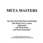 خرید و دانلود نسخه کامل کتاب Meta Masters: The NLP Master Practitioner Manual