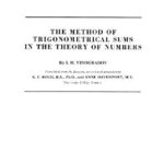 خرید و دانلود نسخه کامل کتاب Method of Trigonometrical Sums in the Theory of Numbers
