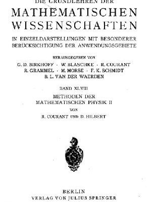 خرید و دانلود نسخه کامل کتاب Methoden der mathematischen Physik 2