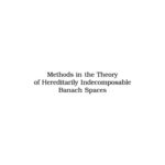 خرید و دانلود نسخه کامل کتاب Methods in the Theory of Hereditarily Indecomposable Banach Spaces