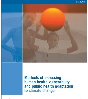خرید و دانلود نسخه کامل کتاب Methods of assessing human health vulnerability and public health adaptation to climate change