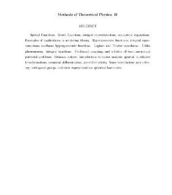 خرید و دانلود نسخه کامل کتاب Methods of theoretical physics 2