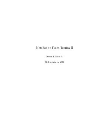 خرید و دانلود نسخه کامل کتاب Métodos de Física Teórica II
