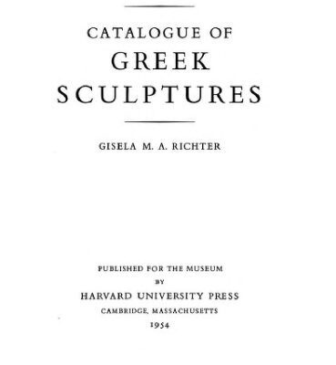 خرید و دانلود نسخه کامل کتاب Metropolitan Museum of Art. Catalogue of Greek sculptures