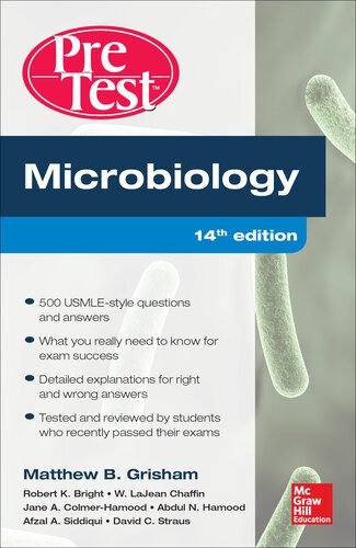 خرید و دانلود نسخه کامل کتاب Microbiology PreTest Self-Assessment and Review_68ba877a5f3aa.jpeg خرید و دانلود نسخه کامل کتاب Microbiology PreTest Self-Assessment and Review