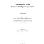 خرید و دانلود نسخه کامل کتاب Micromorphic Media: Interpretation by Homogenisation [PhD diss]