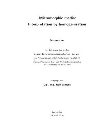 خرید و دانلود نسخه کامل کتاب Micromorphic Media: Interpretation by Homogenisation [PhD diss]