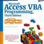 خرید و دانلود نسخه کامل کتاب Microsoft Access VBA programming for the absolute beginner