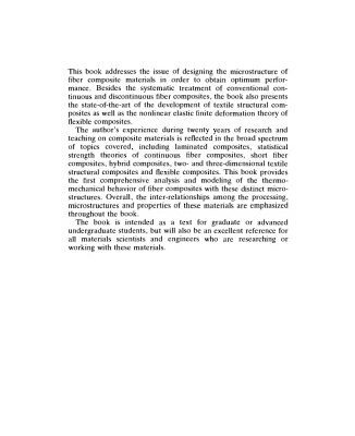 خرید و دانلود نسخه کامل کتاب Microstructural Design of Fiber Composites (Cambridge Solid State Science Series)