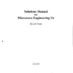 خرید و دانلود نسخه کامل کتاب Microwave Engineering – Solutions Manual