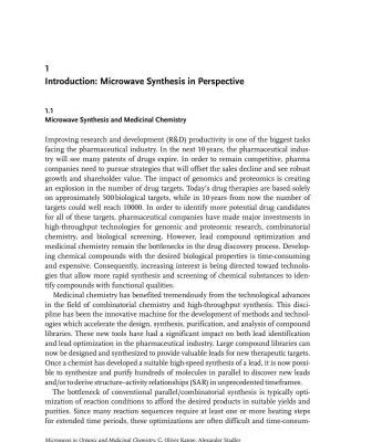 خرید و دانلود نسخه کامل کتاب Microwaves in Organic and Medicinal Chemistry