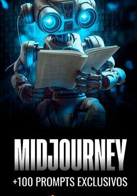 خرید و دانلود نسخه کامل کتاب MidJourney +100 prompts exclusivos
