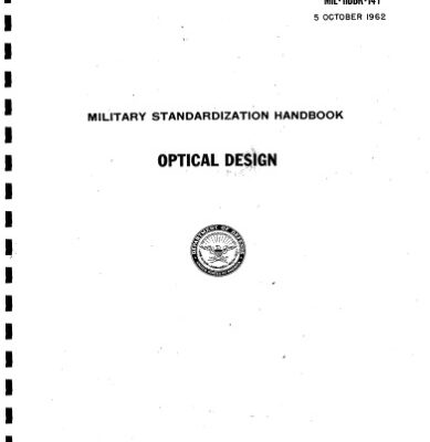 خرید و دانلود نسخه کامل کتاب Military standardization handbook : optical design