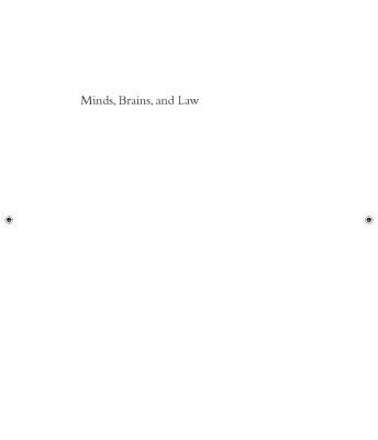 خرید و دانلود نسخه کامل کتاب Minds, Brains, and Law: The Conceptual Foundations of Law and Neuroscience