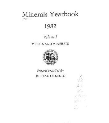 خرید و دانلود نسخه کامل کتاب Minerals yearbook. Metals and minerals ACCNO-56