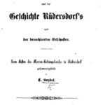 خرید و دانلود نسخه کامل کتاب Mitteilungen aus der Geschichte Rüdersdorfs und der benachbarten Ortschaften