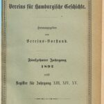 خرید و دانلود نسخه کامل کتاب Mitteilungen des Vereins für Hamburgische Geschichte nebst Register für Band XIII, XIV, XV