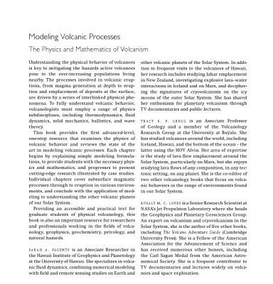 خرید و دانلود نسخه کامل کتاب Modeling volcanic processes: the physics and mathematics of volcanism