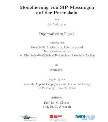 خرید و دانلود نسخه کامل کتاب Modellierung von SIP-Messungen auf Porenskala