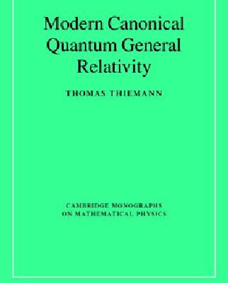 خرید و دانلود نسخه کامل کتاب Modern Canonical Quantum General Relativity
