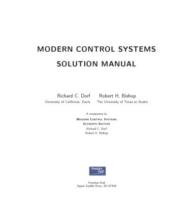 خرید و دانلود نسخه کامل کتاب Modern Control Systems (11th Edition)