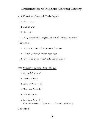 خرید و دانلود نسخه کامل کتاب Modern Control Theory